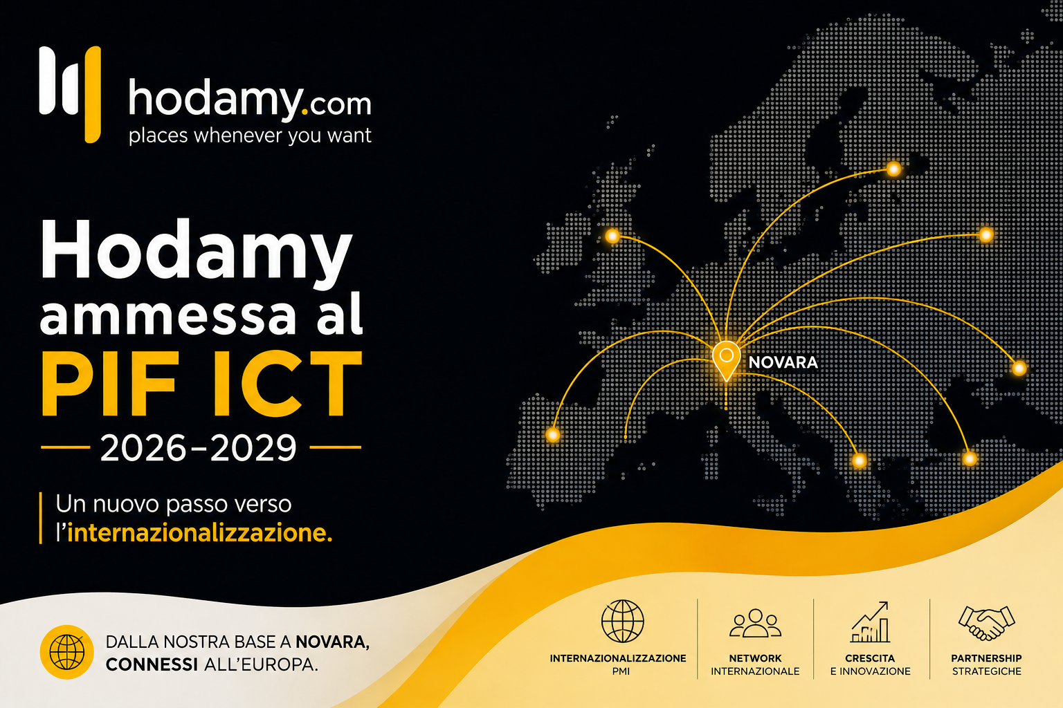 Hodamy nel PIF ICT della Regione Piemonte | Internazionalizzazione